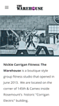 Mobile Screenshot of nickiecarriganfitness.com